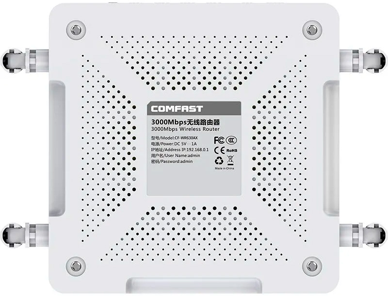COMFAST AX3000 Wireless MESH Router WiFi6 (CF-WR630AX)